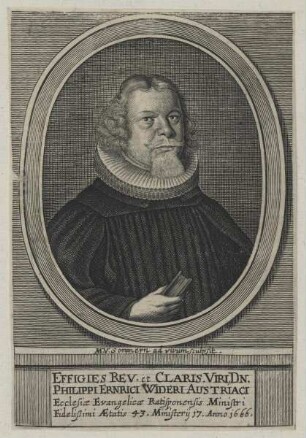 Bildnis des Philippus Ernricus Widerus