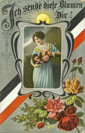 Ich sende diese Blumen Dir!