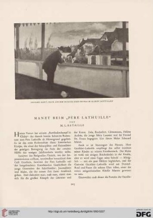 Manet beim "Père Lathuille"