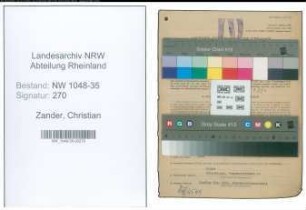 Entnazifizierung Christian Zander , geb. 20.06.1903 (Kaufmann)