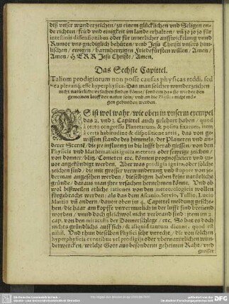 Das Sechste Capittel : Sechste Capittel