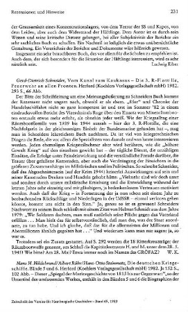 Hildebrand, Hans H. ; Röhr, Albert ; Steinmetz, Hans-Otto :: Die deutschen Kriegsschiffe, Bde. 5 und 6 : Herford, Koehler, 1982