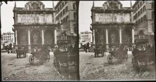 Rom. Piazza San Bernardo. Fontana dell'Acqua Felice (Mosesbrunnen)