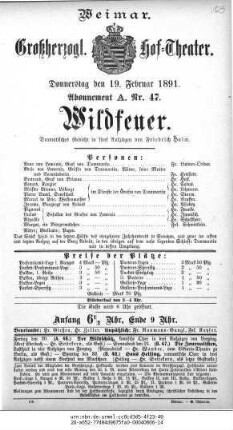 Wildfeuer