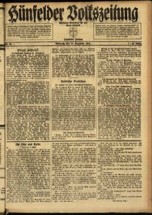 Ausgabe vom Mittwoch, den 17. Dezember 1919.