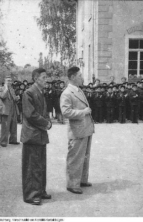 Besuch des Außenministers der Demokratischen Volksrepublik Korea (Nordkorea), Juli 1954