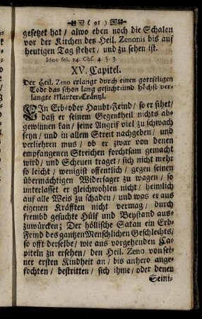 XV. Capitel. - XIX. Capitel