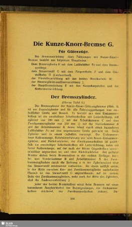 Die Kunze-Knorr-Bremse G.