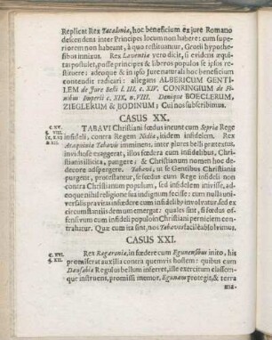 Casus XXI. [bis Casus XXX.]