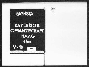Abschriften von Denkschriften verschiedener Gesandter an die Generalstände