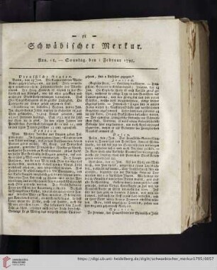 Februar (Nro. 18 - Nro. 33)
