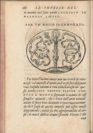 Per Vn' Amico Innamorato.