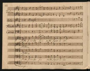 Coro: Pietà se irato sei