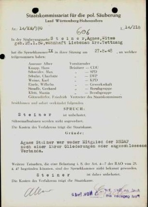 Steiner, Agnes