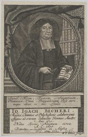 Bildnis des Io. Ioach. Becheri
