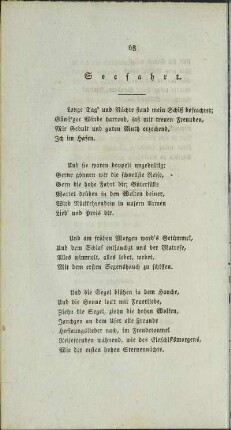 Seefahrt
