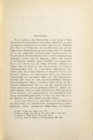 Ueber das magnetische Verhalten galvanischer Eisen-, Nickel- und Cobaltniederschläge
