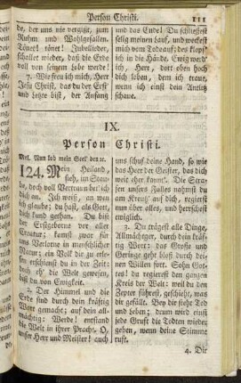 IX. Person Christi. - X. Sendung und Geburt Christi.