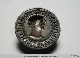 Siegelstempel des Galeotto di Malatesta