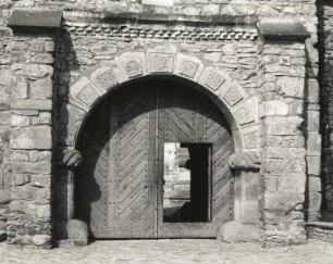 Moldovita, Rumänien. Außenportal der Klosteranlage (A. 17. Jh.)