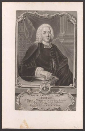 Porträt Christian Gottlieb Jöcher (1694-1758)