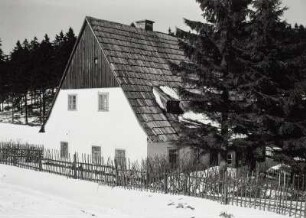 Zinnwald-Georgenfeld. Wohnhaus in der Exulantensiedlung (um 1730)