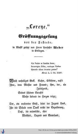 Festlieder.