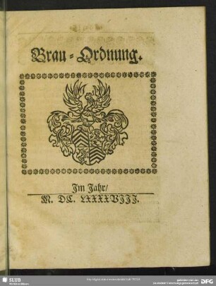 Brau-Ordnung