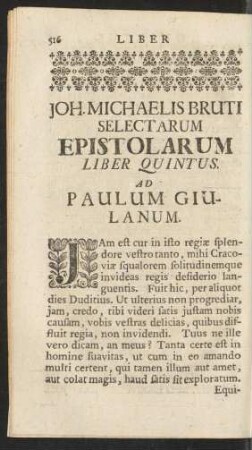 Ad Paulum Giulanum.