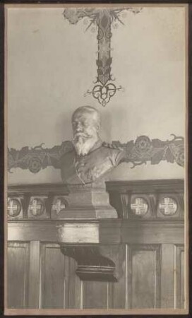 Porträtbüste Großherzog Friedrichs I., datiert 1906.