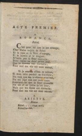Acte Premier