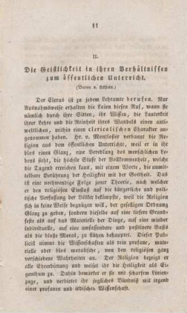 11-21 Die Geistlichkeit in ihren Verhältnissen zum öffentlichen Unterricht