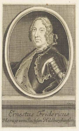 Bildnis des Ernestus Fridericus, Herzog von Sachsen-Hildburghausen