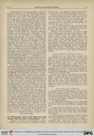 6: Ueber die Malweise des Tizian und Goethes Farbenlehre, [2]