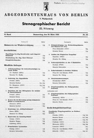 Nr. 25, 28. März 1968