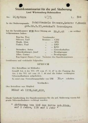 Schittenhelm, Hermann