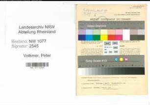 Entnazifizierung Peter Volkmer , geb. 16.12.1919 (Polizist)