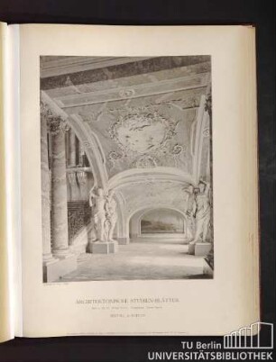 Serie I. No. 72. Königl. Schloss. Treppenhaus. Untere Ansicht. Brühl a./Rhein.