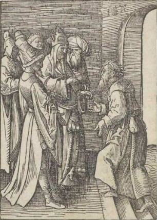 Judas’ Verrat, Blatt 23 (von 66) aus der Serie "Die Kleine Passion"