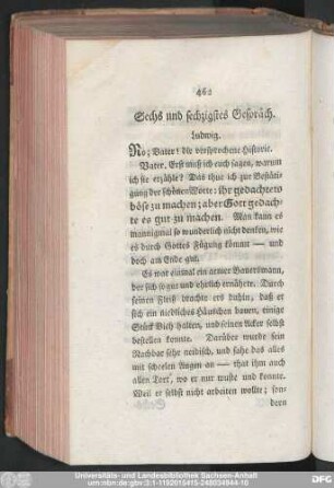 Sechs und sechzigstes Gespräch.