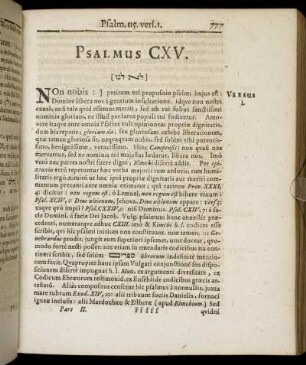 Psalmus CXV.