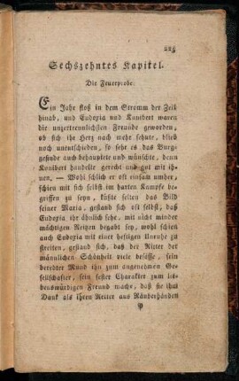 Sechszehntes Kapitel. Die Feuerprobe.