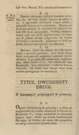 Tytul dwudziesty drugi