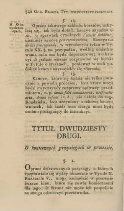 Tytul dwudziesty drugi