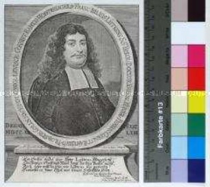 Porträt des lutherischen Theologen und dänischen Hofpredigers Franz Julius Lütkens