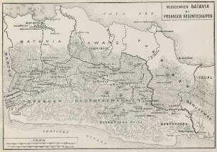 Residentien Batavia en Preanger Regentschappen