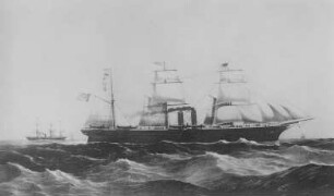 "Hudson", 1858 : Technikgeschichte | Navigare necesse est... - Altes und modernes Schiffahrtswesen | Dampfschiff