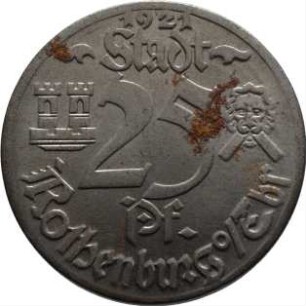 Münze / Notgeld, 25 Pfennig, 1921
