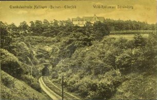 Eisenbahnstrecke Hattingen-Barmen - Elberfeld Wald-Restaurant Schulenburg