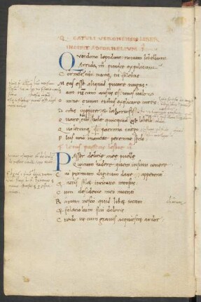 Carmina I–XVII, XXI–LXVIII, LXX–CXVI, glossiert